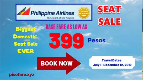 philippine airlines promo fares online booking|Domestic Deals .